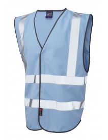 Leo Pilton Reflective Waistcoat - Sky